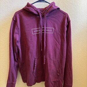 American Eagle Hoodie - Mens Size Large - Maroon